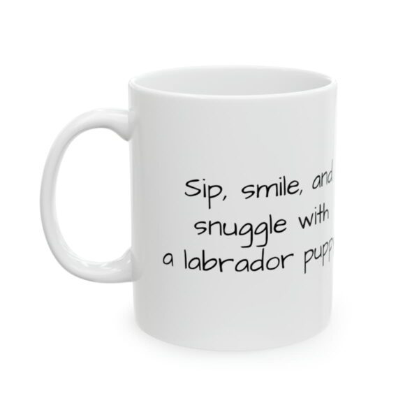 Lab Puppy Perk Cup  11 oz. Coffee Mug