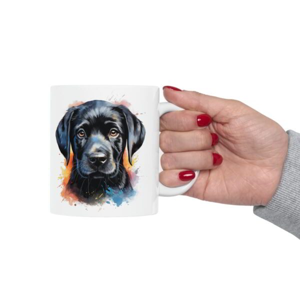 Lab Puppy Perk Cup  11 oz. Coffee Mug