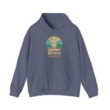 Golden Retriever hoodie with retro design