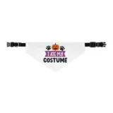 Pet bandana with Halloween design and text