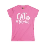 Pink Cat Mama T-Shirt